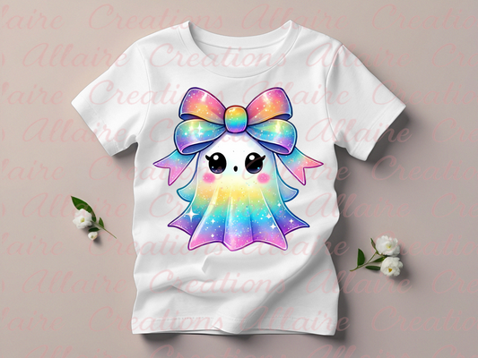 Ghost W Bow Kids Tee