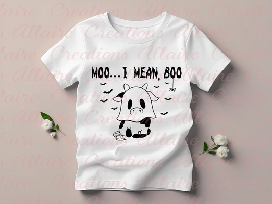 Moo I mean Moo Kids Tee