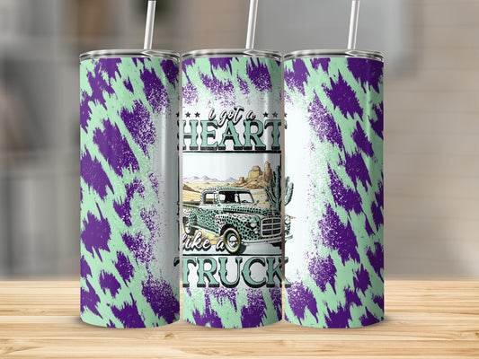 Heart Like A truck 20oz Tumbler