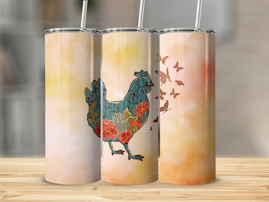Chicken Butterfly 20oz Tumbler
