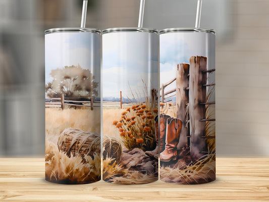 Western Boots  20oz Tumbler