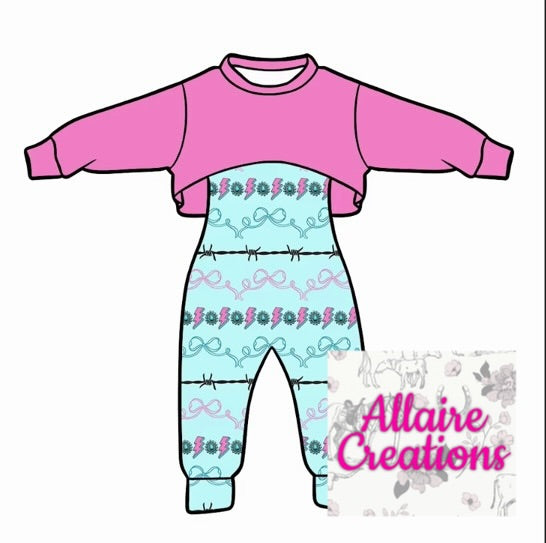 Pink Barbwire Jumpsuit