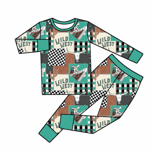 Wild West Western  Bamboo 2pc