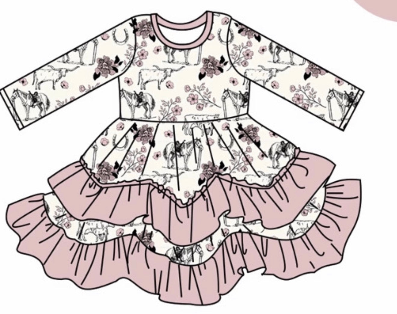 Wild Horse Western Dress