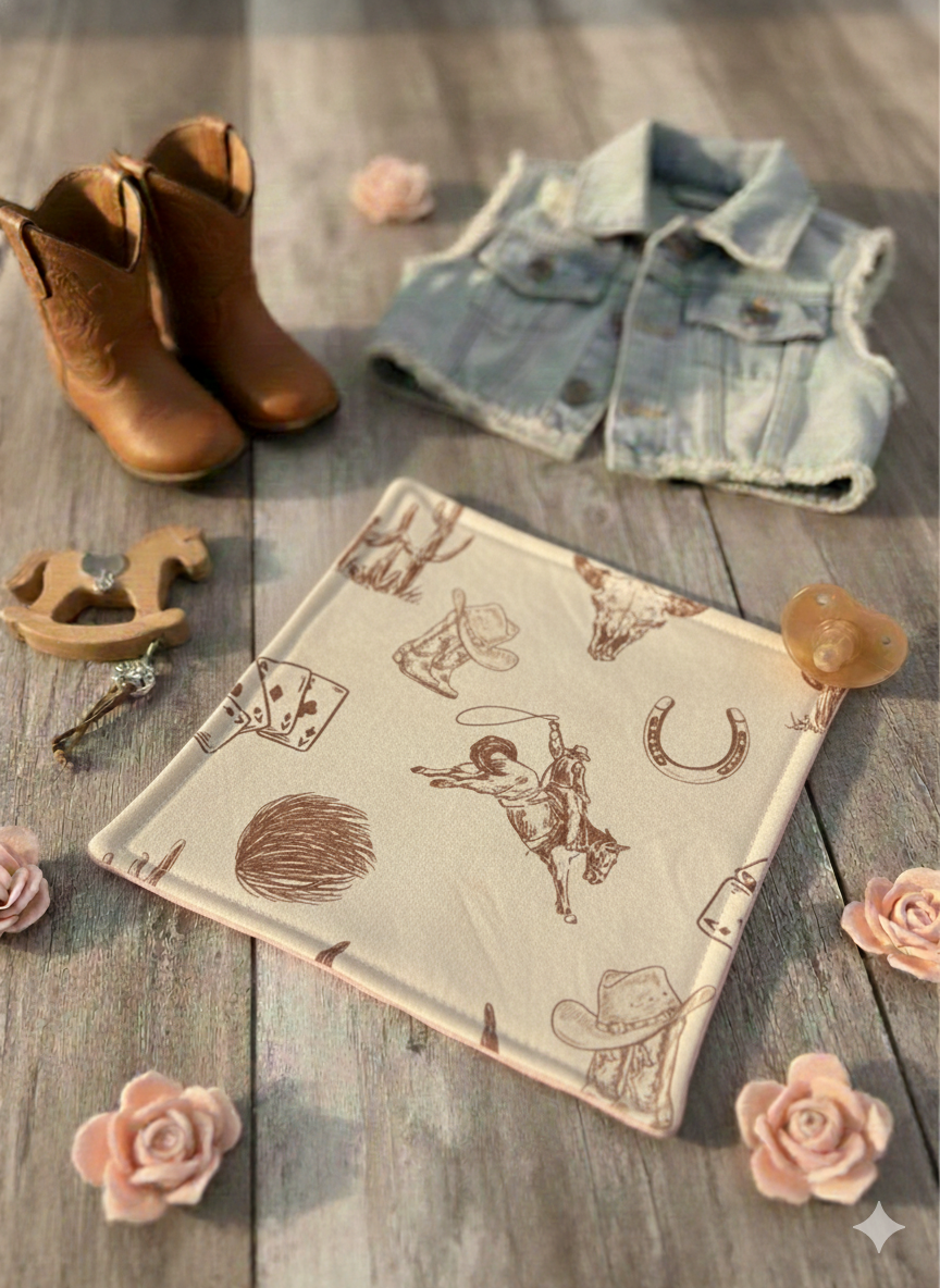 Cowboy Pacifier Blanket