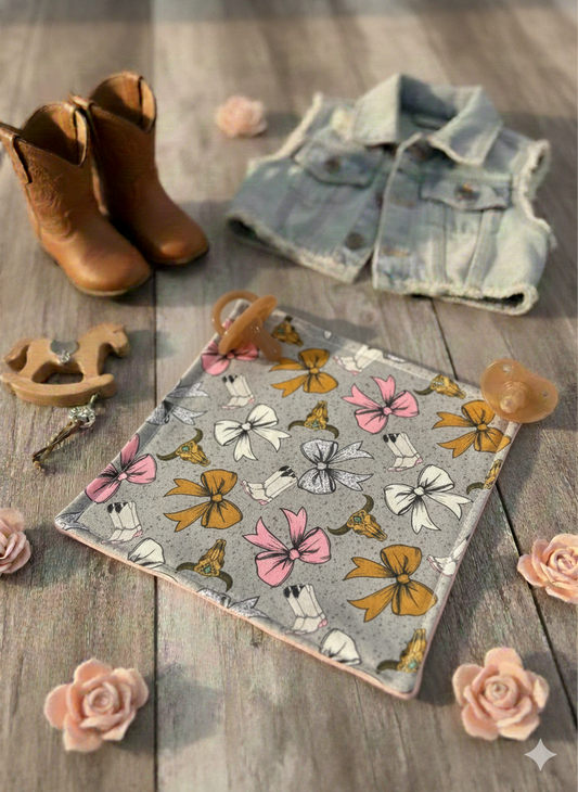 Bow Pacifier Blanket