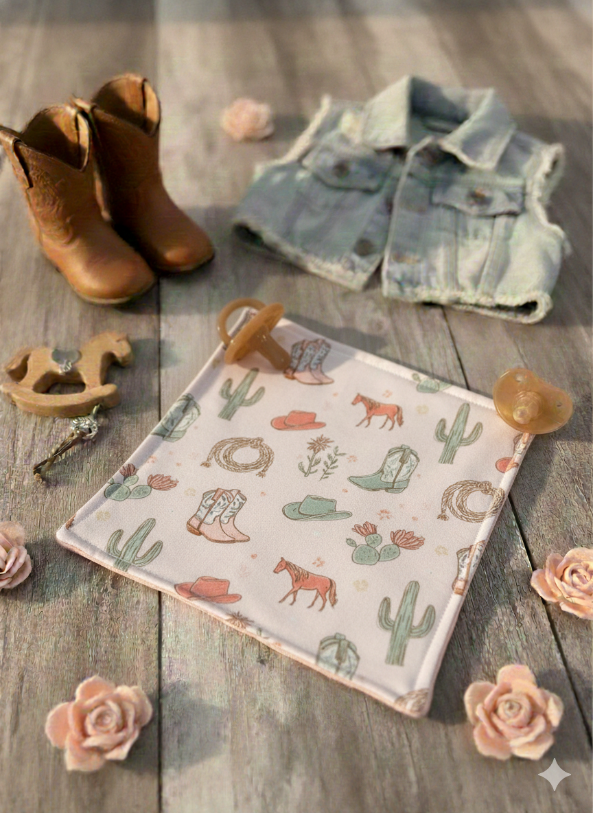 Cactus Pacifier Blanket
