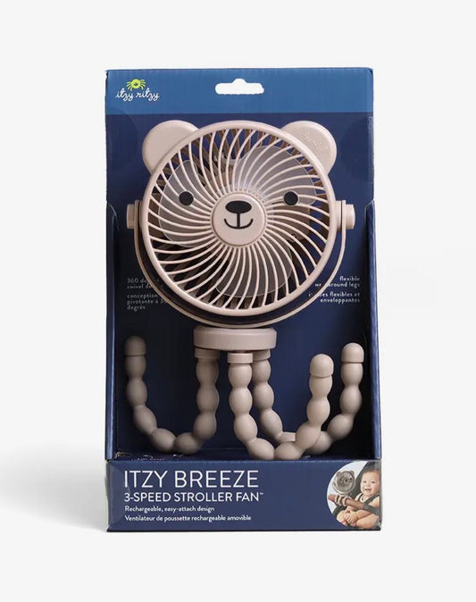 Taupe Itzy Breeze 3-Speed Stroller Fan