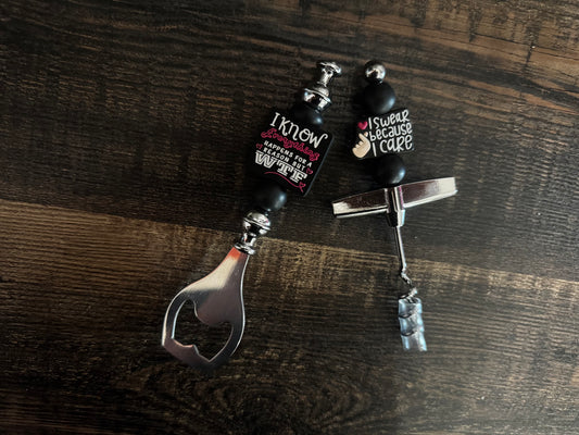 I Sear Because I Can Wine Toppers & Stoppers