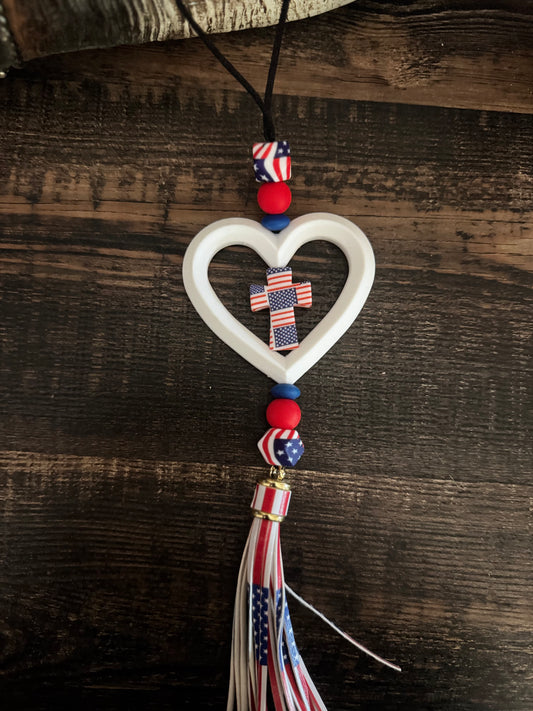 American Cross Car Mirror Hangers