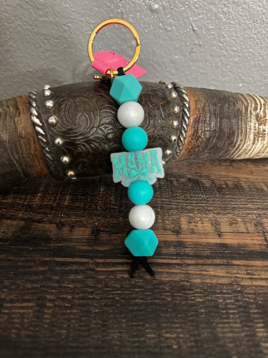Mama Bow Silicone Key Chain