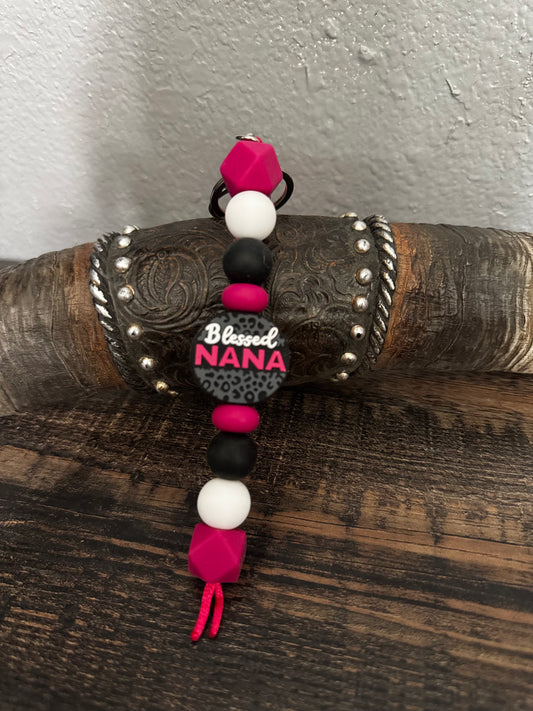Blessed Nana Silicone Key Chain