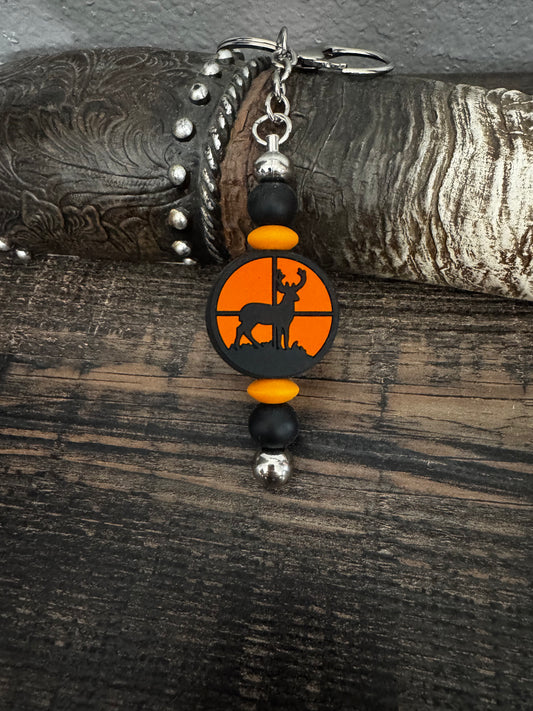 Deer Scope Short Keychain