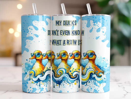 Ducks In a Row 20oz Tumbler