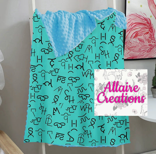 Blue Brands Minky Blanket